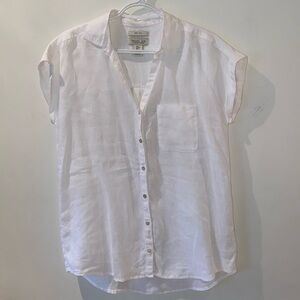 White linen blouse